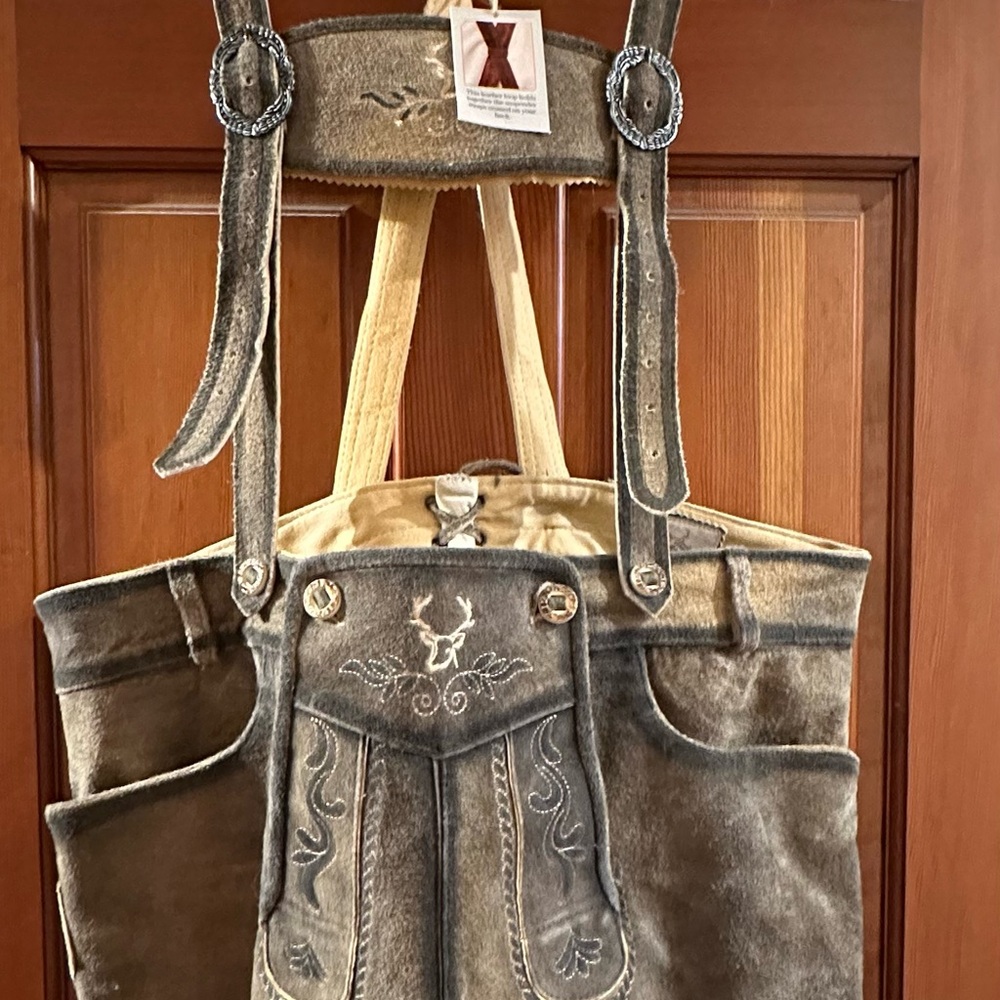 Bavaria Trachten Waxed Brown Lederhosen